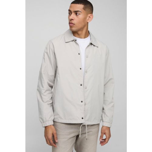 Veste coach avec col à revers homme - S - Boohooman - Modalova