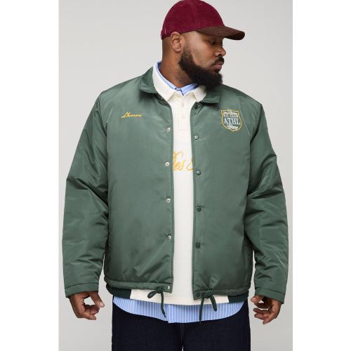 Grande taille - Veste universitaire matelassée homme - 2XL - Boohooman - Modalova