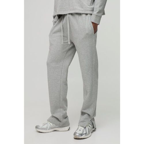 Jogging brodé fendu - S - Boohooman - Modalova