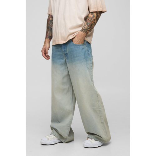 Jean extra baggy délavé - 28R - Boohooman - Modalova