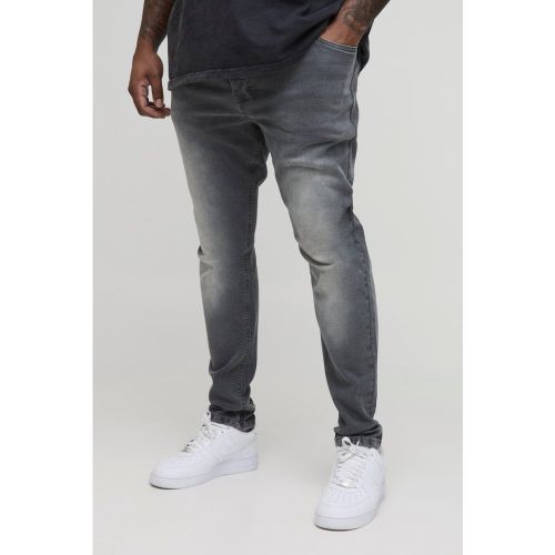 Grande taille - Jean stretch skinny - 38 - Boohooman - Modalova