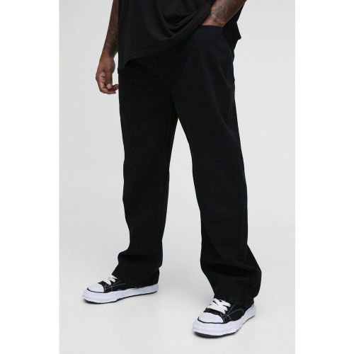 Grande taille - Jean droit rigide - 38 - Boohooman - Modalova