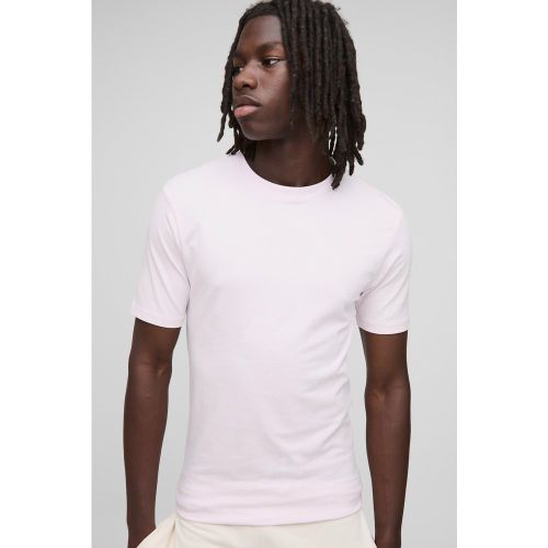 T-shirt moulant à col rond - S - Boohooman - Modalova