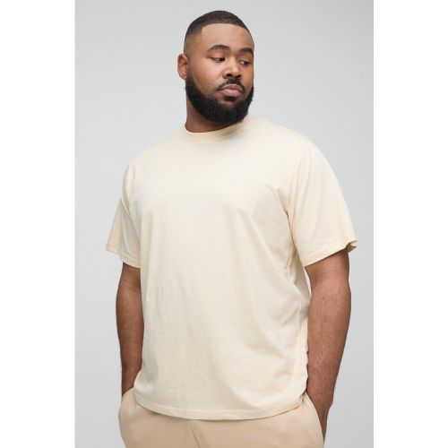 Grande taille - T-shirt droit basique à col ras du cou - 2XL - Boohooman - Modalova