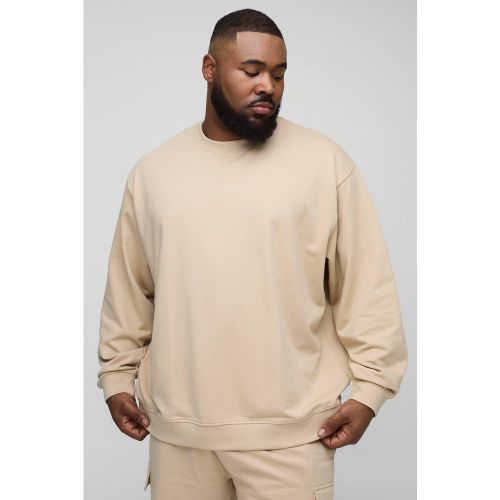 Grande taille - Sweat oversize basique homme - 2XL - Boohooman - Modalova