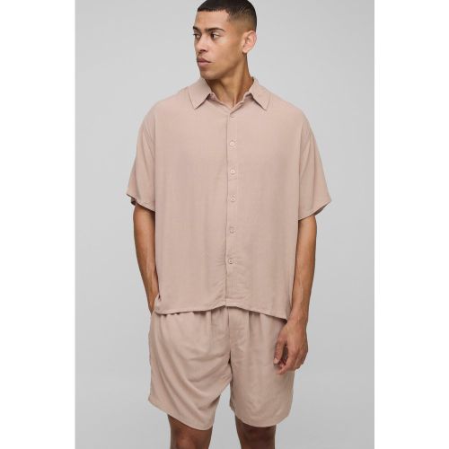 Ensemble avec chemise et short - S - Boohooman - Modalova