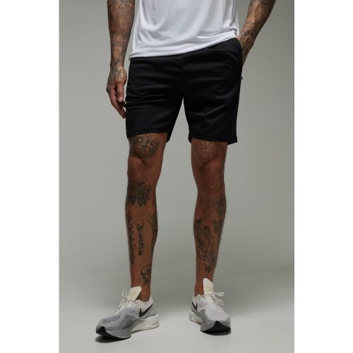 Tall - Short de sport stretch à poches zippées - MAN Active - 2XL - Boohooman - Modalova