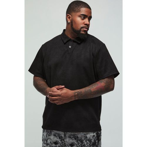 Grande Taille - Polo Cintré En Synthétique - Xxl - boohoo - Modalova