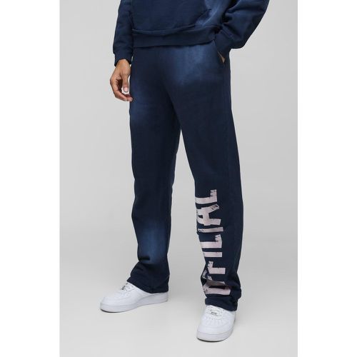 Jogging large délavé - Official - S - Boohooman - Modalova