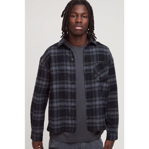 Surchemise oversize à carreaux - L - Boohooman - Modalova