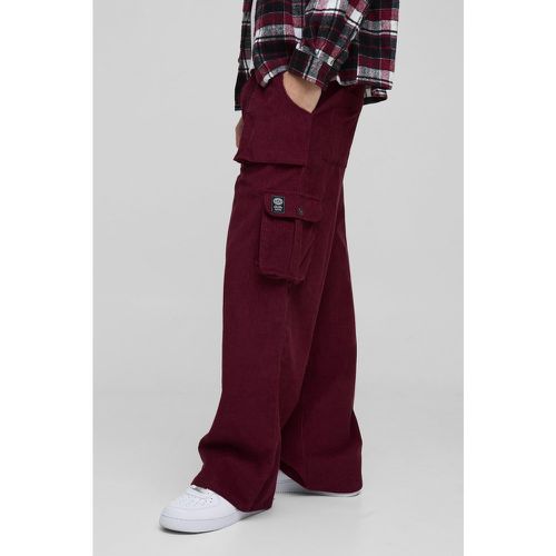 Pantalon Cargo Baggy En Velours Côtelé - 32R - boohoo - Modalova