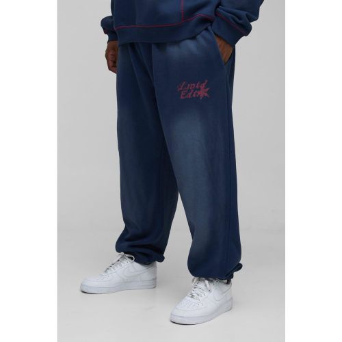 Grande taille - Jogging oversize délavé à coutures contrastantes - XXXL - Boohooman - Modalova