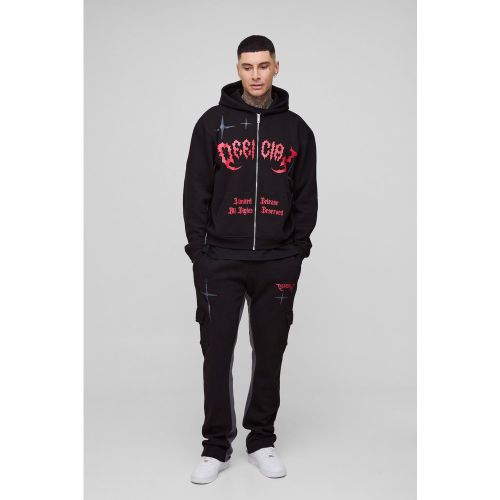 Tall - Survêtement oversize avec sweat à capuche - Official - S - Boohooman - Modalova