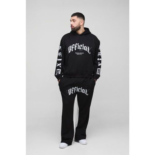 Grande taille - Survêtement oversize à broderie - Official - XXXL - Boohooman - Modalova