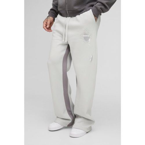 Tall - Jogging flare à taches de peinture - MAN - S - Boohooman - Modalova