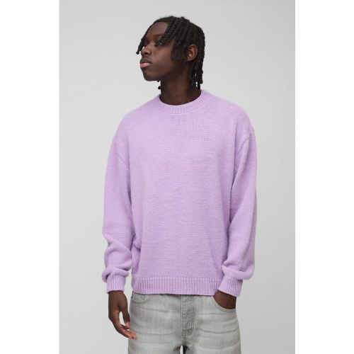 Pull oversize en maille brossée - L - Boohooman - Modalova