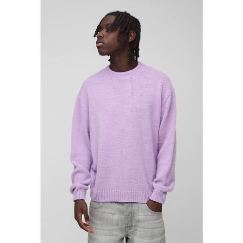 Pull oversize en maille brossée - S - Boohooman - Modalova