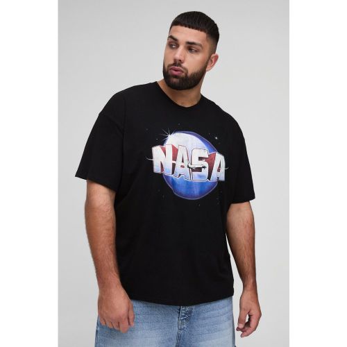 Grande taille - T-shirt oversize à imprimé Nasa - XXL - Boohooman - Modalova