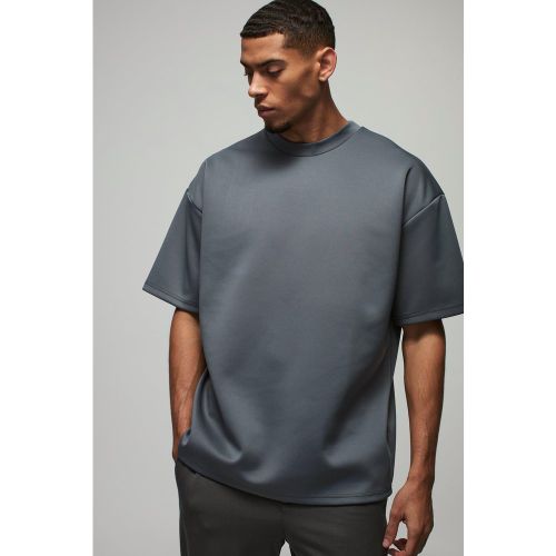 T-shirt oversize à col montant - S - Boohooman - Modalova