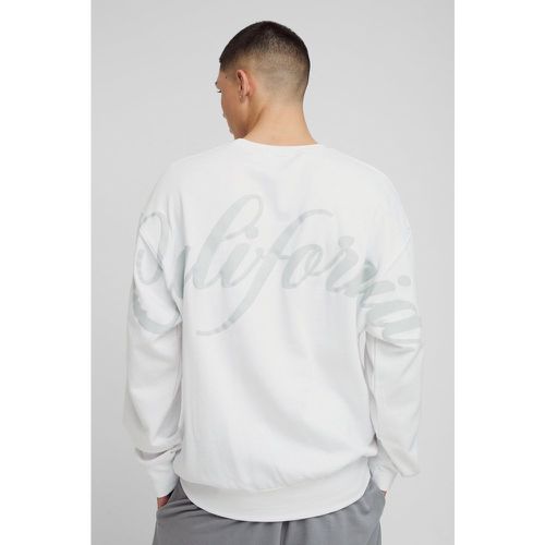 Sweat oversize à imprimé California homme - S - Boohooman - Modalova