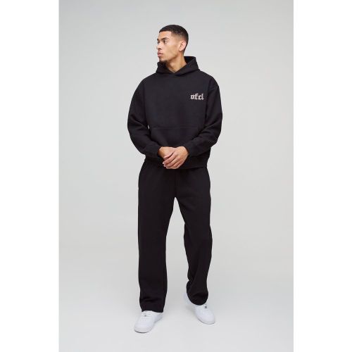 Survêtement oversize à imprimé Worldwide - L - Boohooman - Modalova