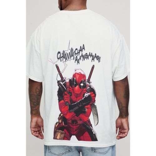 Grande taille - T-shirt oversize imprimé Deadpool - 2XL - Boohooman - Modalova