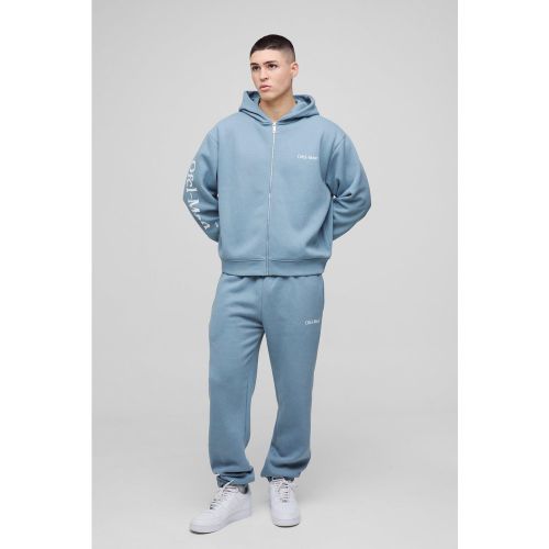 Survêtement oversize zippé - Ofcl - S - Boohooman - Modalova