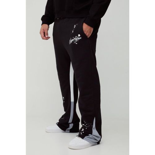 Grande taille - Jogging évasé à empiècement contrastant - XXXL - Boohooman - Modalova