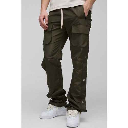 Tall" - Pantalon Cargo Évasé À Taille Élastiquée - M - boohoo - Modalova