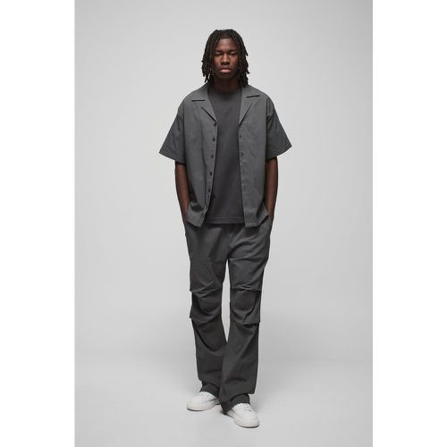 Ensemble oversize avec chemise et pantalon cargo - S - Boohooman - Modalova