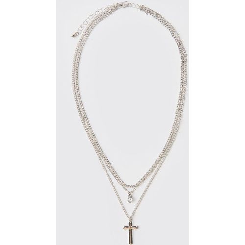 Collier Croisé À Chaînes Multiples - One Size - boohoo - Modalova