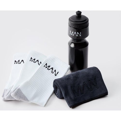 Lot de cadeaux de sport - MAN Active - ONE SIZE - Boohooman - Modalova