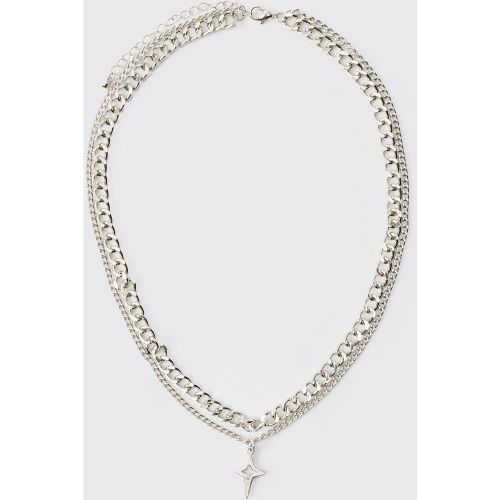 Collier é à chaînes multiples - ONE SIZE - Boohooman - Modalova