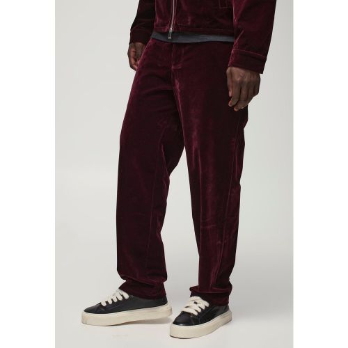 Pantalon droit en velours - L - Boohooman - Modalova