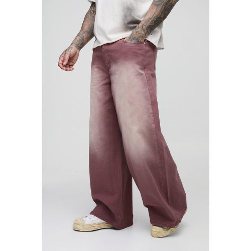 Tall - Jean baggy délavé - 30L - Boohooman - Modalova