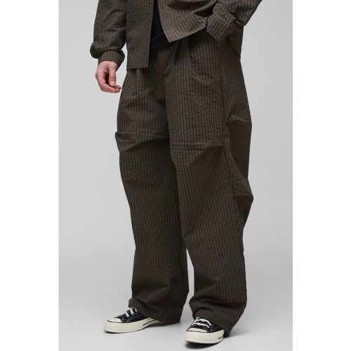 Tall - Pantalon baggy à carreaux - S - Boohooman - Modalova