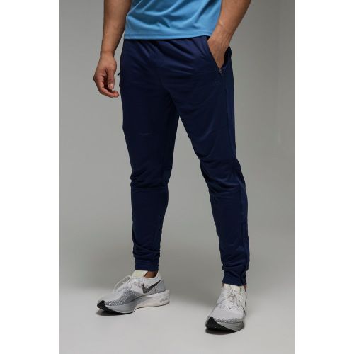Jogging fuselé stretch zippé - MAN Active - S - Boohooman - Modalova