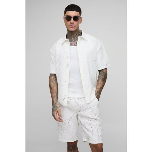 Tall - Chemise oversize imprimée - S - Boohooman - Modalova