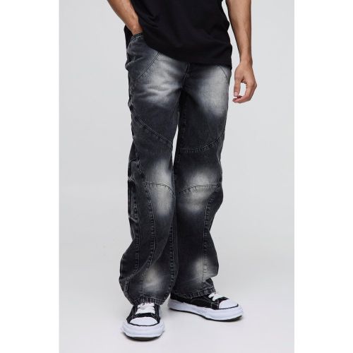 Jean en denim métallisé - 28R - Boohooman - Modalova