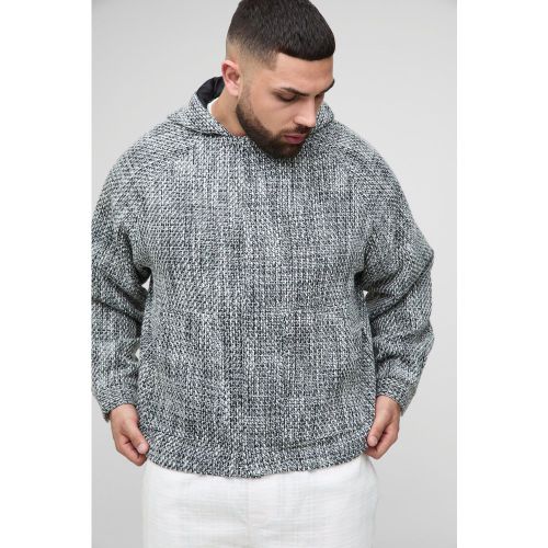 Grande taille - Veste à capuche zippée homme - XXXL - Boohooman - Modalova