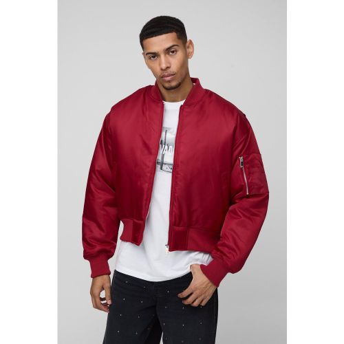 Bomber oversize en nylon homme - S - Boohooman - Modalova
