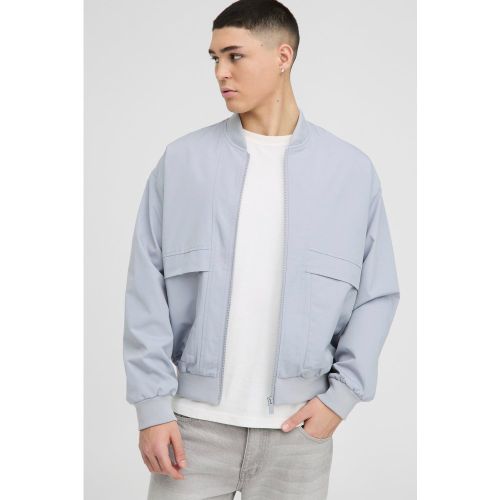 Bomber oversize à coutures apparentes homme - S - Boohooman - Modalova