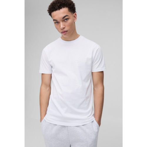 T-shirt cintré basique - S - Boohooman - Modalova