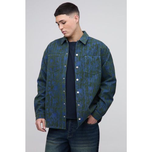 Surchemise oversize en jean - S - Boohooman - Modalova