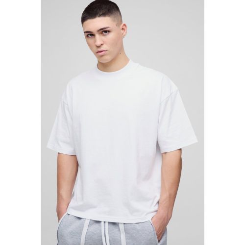 T-shirt oversize à col montant - S - Boohooman - Modalova