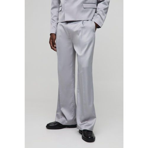 Pantalon large satiné - 30 - Boohooman - Modalova
