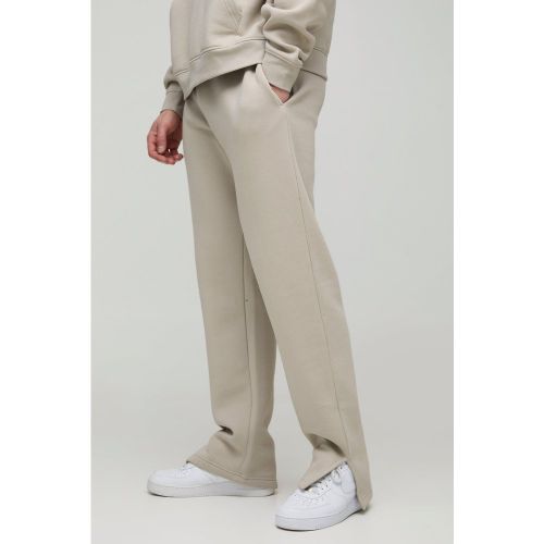 Tall - Jogging droit fendu épais - S - Boohooman - Modalova