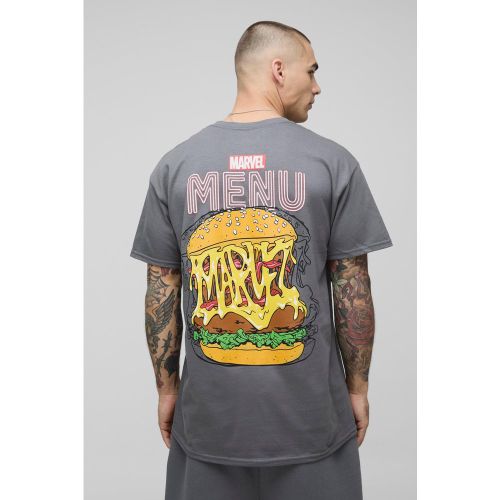 T-shirt oversize à imprimé Marvel - S - Boohooman - Modalova