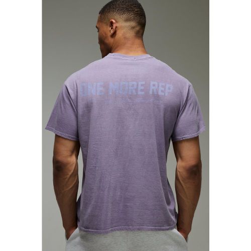 T-shirt de sport oversize délavé - MAN Active - S - Boohooman - Modalova