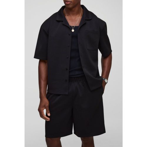 Ensemble oversize avec chemise et short - S - Boohooman - Modalova